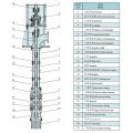 Enclosed Type or Half-Opening Blade Pump Electric Factory 110m-150m Mud Pumps 1.5-3600kw 6.5-8.5